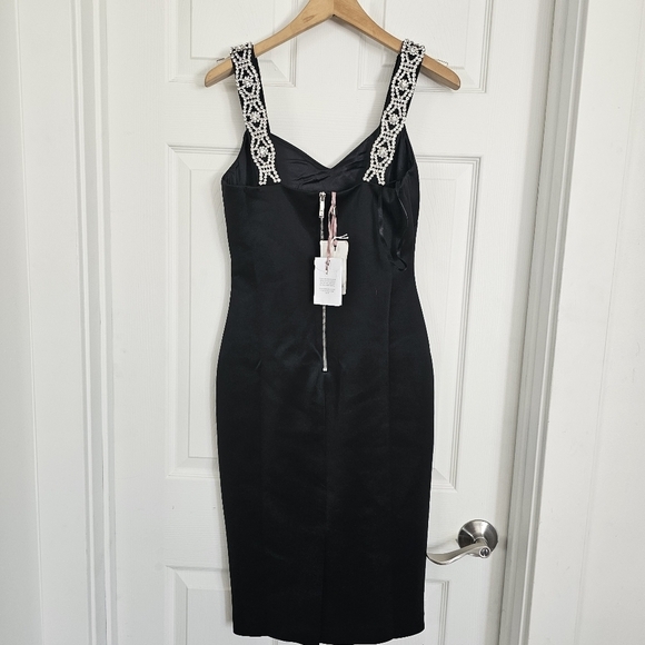 Ted Baker Mally Embellished Strap Bodycon Dress - Picture 3 of 7